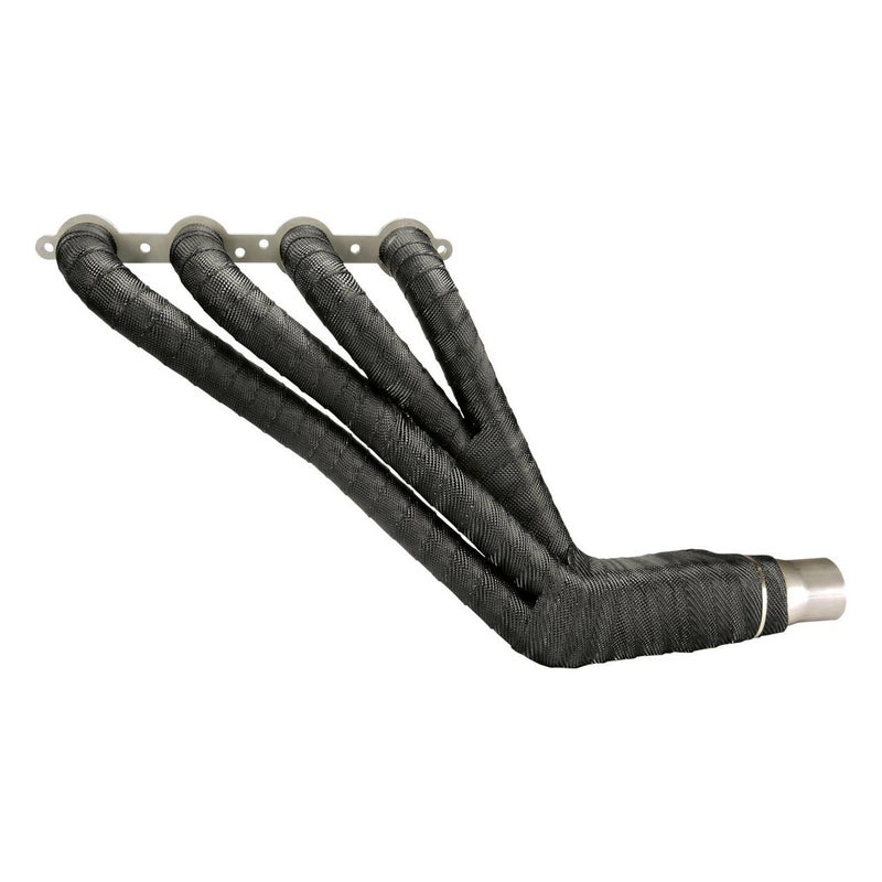 Design Engineering Black Titanium Exhaust Heat Wrap with Lava Rock Technology - 2" x 50' - Pliable Exhaust Wrap Tape for Exhaust Pipes, Withstands 1800Â°F Direct Heat & 2500Â°F Intermittent Heat - Image 2